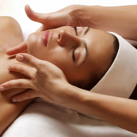 Facial lymphatic Drainage Massage